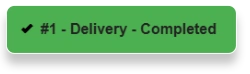 delivery complete popup delivery complete popup