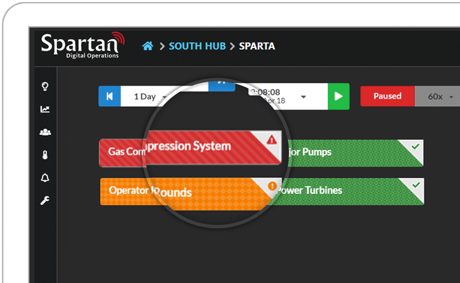 Predict failure at the system level screen